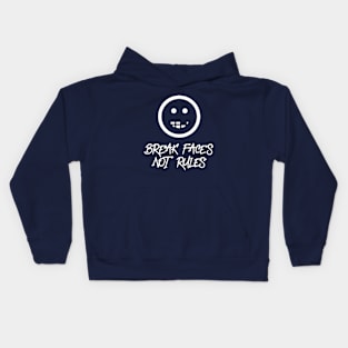 Break Faces Not Rules - Boxing T-shirt and Merch Kids Hoodie